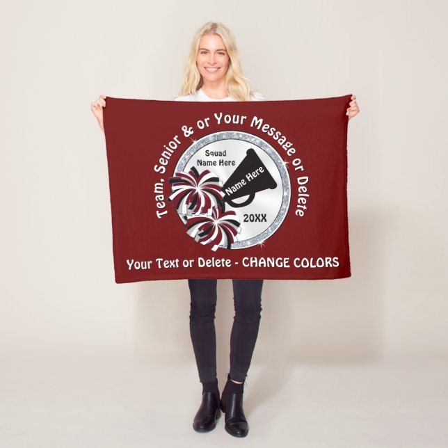 Cobertor De Velo Presentes personalizados de Cheerleader de Mais ve (In Situ)