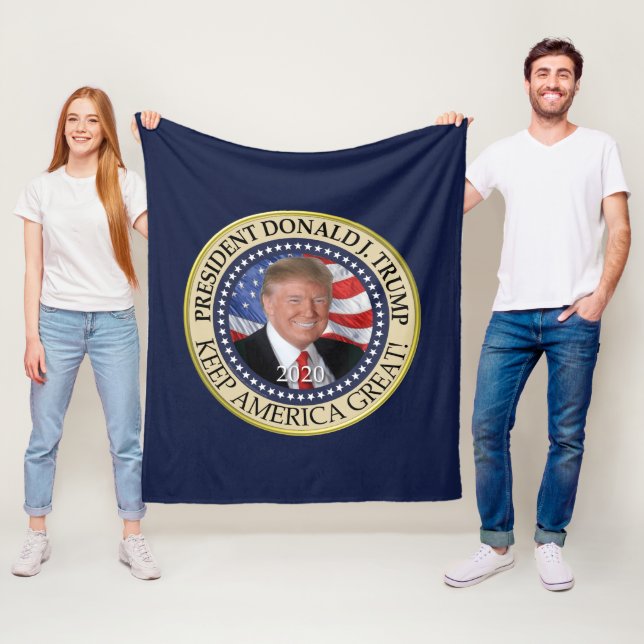 Cobertor De Velo Presidente Donald Trump 2020 Mantenha o Excelente  (In Situ)