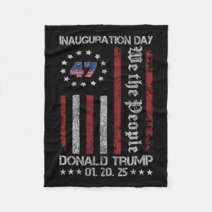Cobertor De Velo Presidente Donald Trump Inauguração Dia 2025