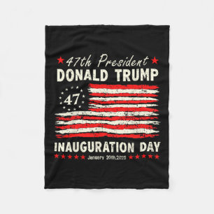 Cobertor De Velo Presidente Donald Trump Inauguration Day 2025 Vint