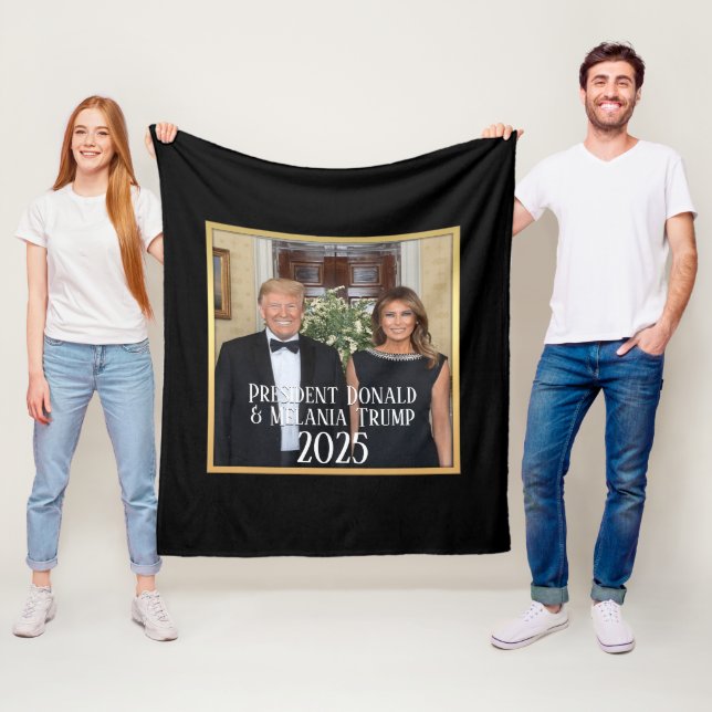 Cobertor De Velo Presidente Donald Trump & Melania Elegant 2020 (In Situ)
