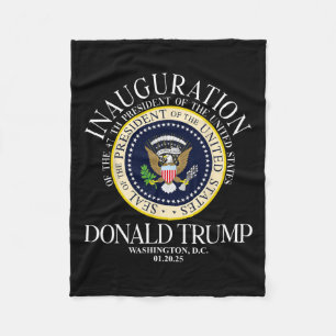 Cobertor De Velo Presidente Trump Seal Inauguration 2025 47th Washi