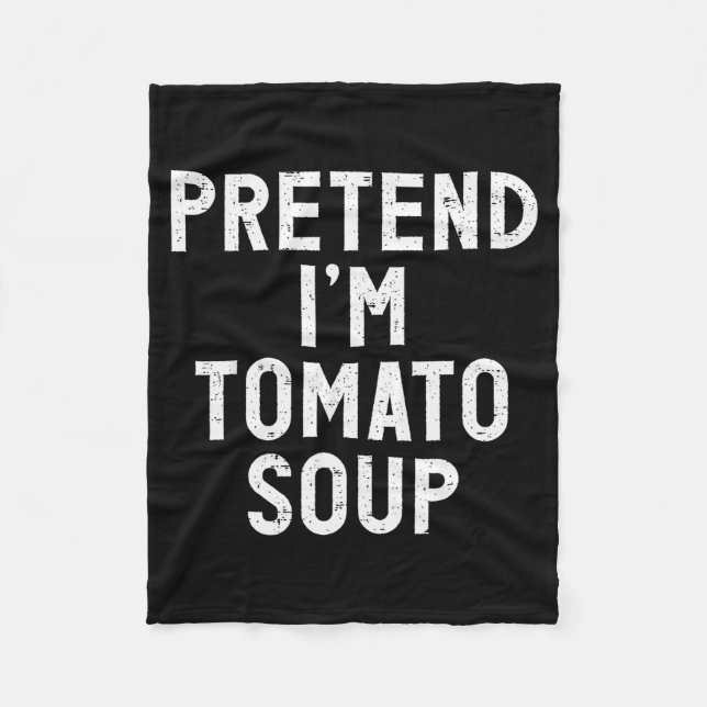 Cobertor De Velo Pretend I'm Tomato Soup Halloween Costume  (Frente)