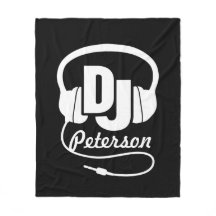 preto e branco DJ adicione seu nome