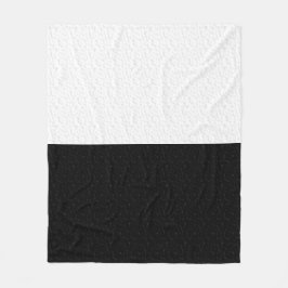 Cobertor De Velo Preto e branco plano texturizado