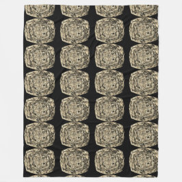 cobertor de velo preto e ouro