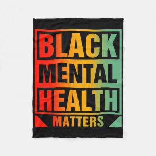 Cobertor De Velo Preto para problemas de saúde mental Conselheiro d