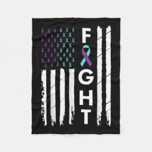 Cobertor De Velo Prevenção do Suicídio Familiar Sensibilização Ri