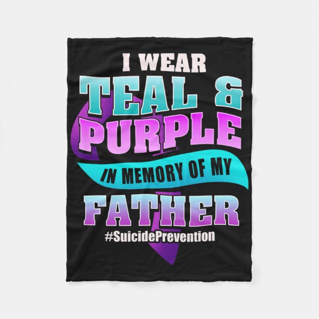 Cobertor De Velo Prevenção Suicida Para Friso Roxo-Padre (Frente)