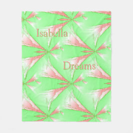 Cobertor De Velo Primavera Abstrato de Estrelas de Voo Personalizad