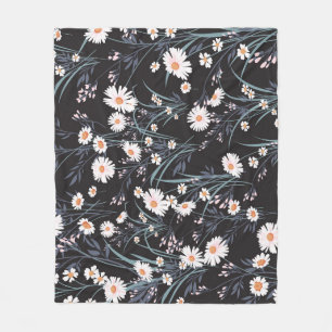Cobertor De Velo Primavera Daisy Floral Seamless Design
