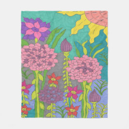 Cobertor De Velo Primavera Floral Garden