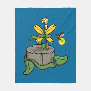 Cobertor De Velo Primavera Greets Summer Fleece Blanket