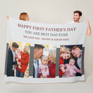 Cobertor De Velo Primeira Cinza do Dia de os pais 3 Fotografias e M