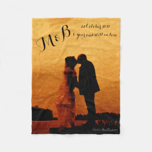 Cobertor De Velo Primeira lembrança do aniversário de casamento do