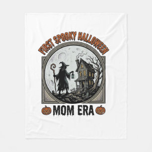 Cobertor De Velo Primeira Mãe de Halloween Gravura Vintage Bruxa As