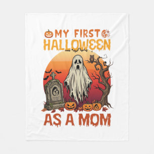 Cobertor De Velo Primeira Mãe de Halloween Tumba de Fantasma Abóbor