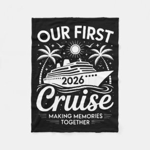 Cobertor De Velo Primeira viagem de cruzeiro em 2026 juntos corresp