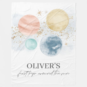 Cobertor De Velo Primeira Viagem Em Torno Do Espaço Do Sol