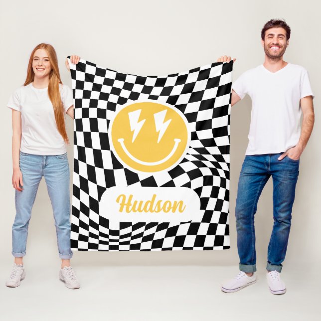 Cobertor De Velo primeiro aniversario sorriso rosto retrógrado bran (In Situ)