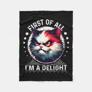 Cobertor De Velo Primeiro de tudo, sou um delicioso Gato Lov.