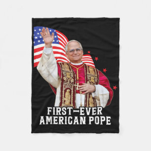 Cobertor De Velo Primeiro Papa Americano Leo Xiv