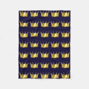 Cobertor De Velo Prince Crown Fleece Blanket