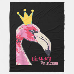 Cobertor De Velo Princesa de aniversário Flamingo Flamingo-Cute