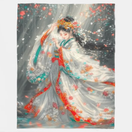 Cobertor De Velo Princesa Étera em um Jardim da Fantasia