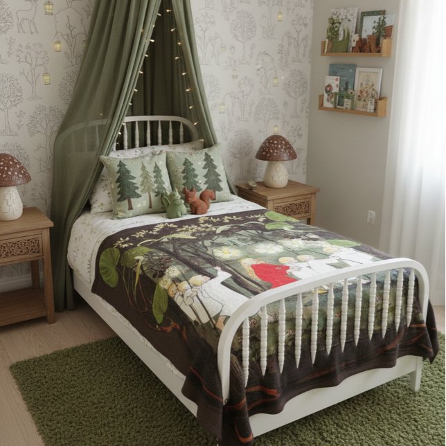 Cobertor De Velo Princesa na Floresta Sibylle Von Olfers (Criador carregado)