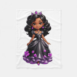 Cobertor De Velo Princesa Negra