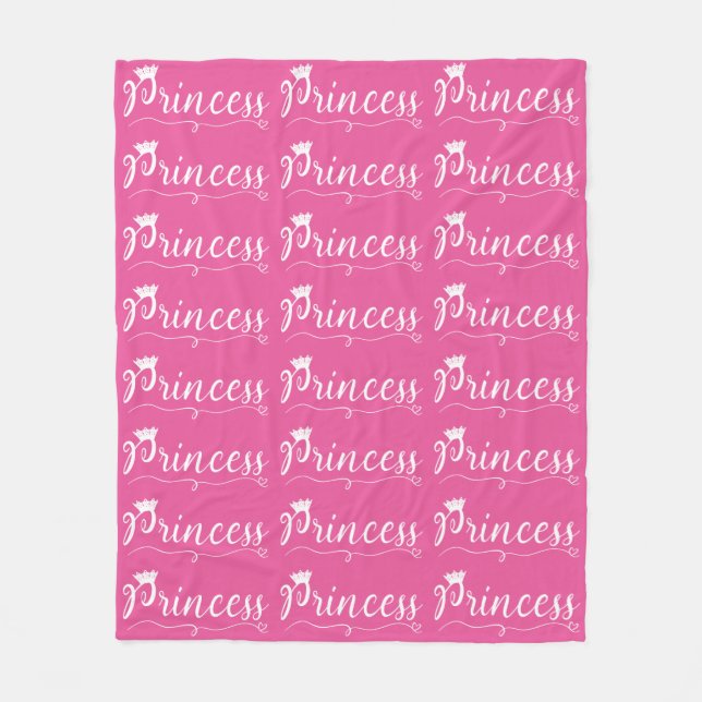 Cobertor De Velo "PRINCESS" Fleece Blankets (Frente)