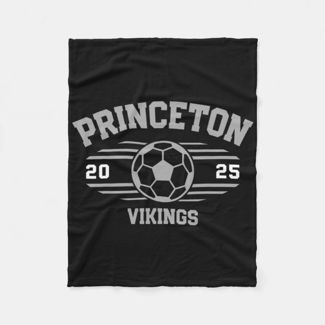 Cobertor De Velo Princeton Vikings Soccer Byll 2025  (Frente)