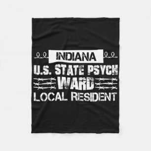 Cobertor De Velo Prisão Estadual de Indiana dos EUA Psych Ward Coun