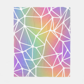Cobertor De Velo prism synapse net - rainbow web :