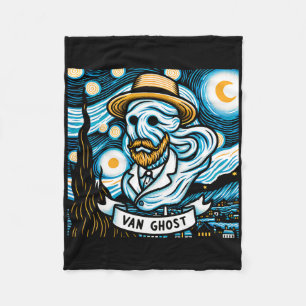 Cobertor De Velo Professor de Arte Van Ghost Halloween