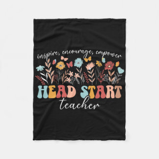 Cobertor De Velo Professor de Early Head Start Agradecimento Head S