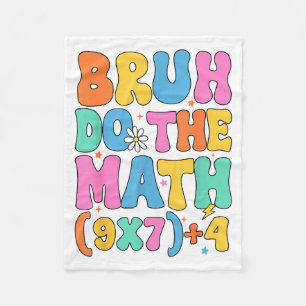 Cobertor De Velo Professor de Matemática 67 Meme Engraçado Matemáti