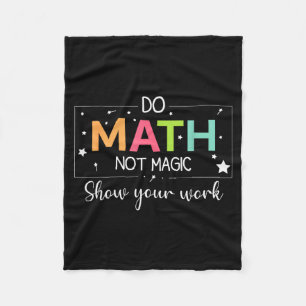 Cobertor De Velo Professor de Matemática Fofa Não Mágica
