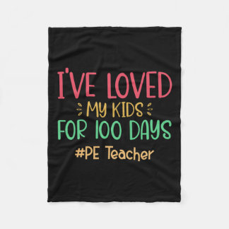 Cobertor De Velo Professor De Pe, Eu Amo Meus Filhos Por 100 Dias D