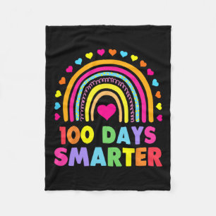 Cobertor De Velo Professor Do Dia Da Escola - 100 Dias Mais Intelig