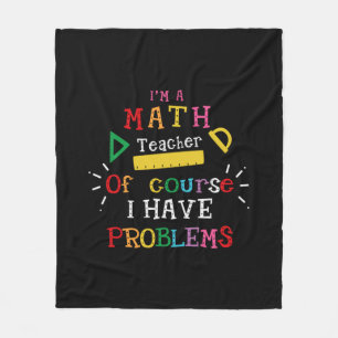 Cobertor De Velo Professor Presente Sou Professora De Matemática