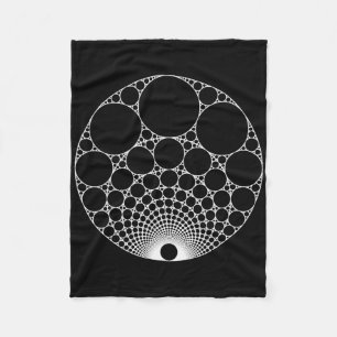 Cobertor De Velo Professor Sheldon Gasket Apollonian de Geometria N