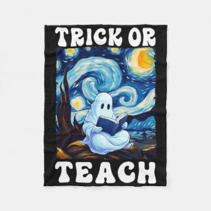 Cobertor De Velo Professora Do Trick Ou Ensino-Fantasma Halloween V