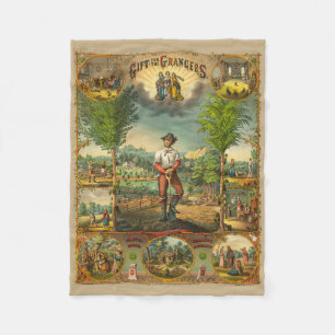 Cobertor De Velo Promocional Para Membros Do Grange