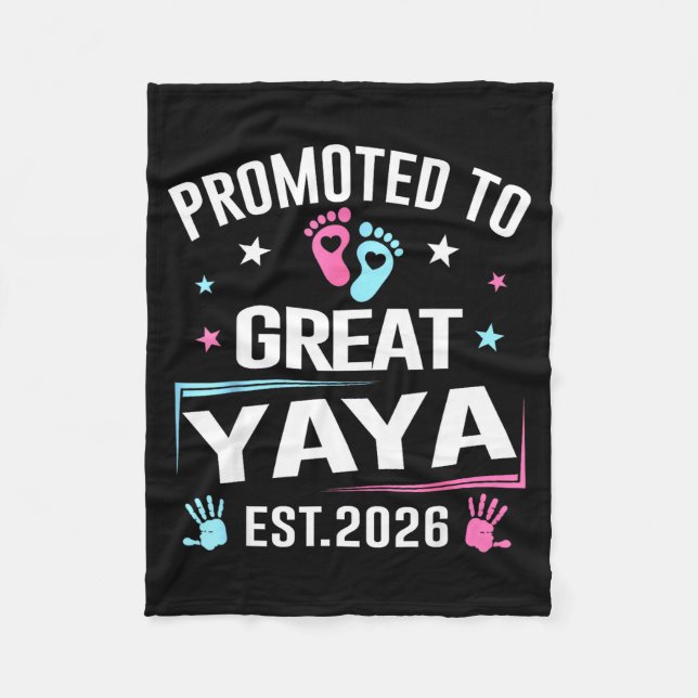 Cobertor De Velo Promoted To Great Yaya Est 2026 Pregnancy Announce (Frente)