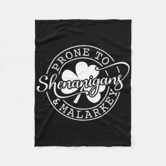 Cobertor De Velo Prone To Shenanigans And Malarkey St Patricks Day 