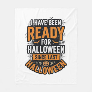 Cobertor De Velo Pronto Para O Halloween Camisa Vintage Assustadora