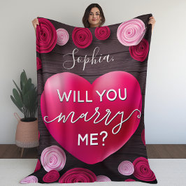 Cobertor De Velo Proposta de casamento - Você me Casado?