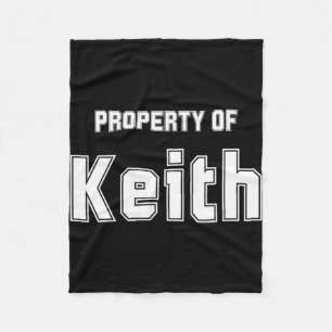 Cobertor De Velo Propriedade de Keith Presentes Engraçados de Despe